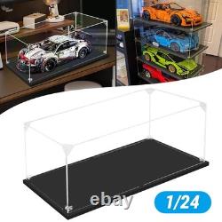 1-20x Clear Acrylic Display Case Storage Box For 124 Scale Diecast Model Cars