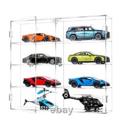 1 24 Diecast Car Display Case Clear Acrylic Showcase & Storage Organizer Wa