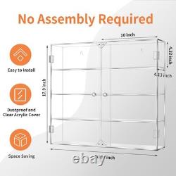 1 24 Diecast Car Display Case Clear Acrylic Showcase & Storage Organizer Wa