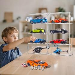 1 24 Diecast Car Display Case Clear Acrylic Showcase & Storage Organizer Wa