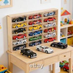 1/24 Scale Diecast Display Case Wooden 29x24Inch for 124 Diecast Toy Model Cars