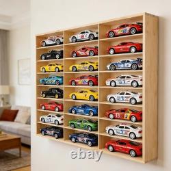 1/24 Scale Diecast Display Case Wooden 29x24Inch for 124 Diecast Toy Model Cars