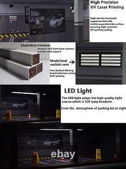 1/24 Scale Model Car Display Case with Light, 1 24 Diecast Cars Storage Cases I