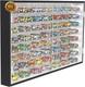 1/64 Diecast Hot Toy Car Display Case 56 Slot Wall Mount Storage Cabinet Rack