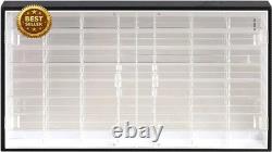1/64 Diecast Hot Toy Car Display Case 56 Slot Wall Mount Storage Cabinet Rack