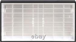 1/64 Scale Diecast Car Display Case 56 Slots Wall Mount Cabinet UV Protection