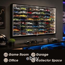 1/64 Scale Diecast Car Display Case Wall Mount Storage