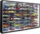 1/64 Scale Diecast Display Case Storage Cabinet Shelf Wall Mount Rack For 56 Car