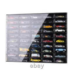 1/64 Scale Diecast Display Case Wall Mount Collectible Clear Acrylic Storage