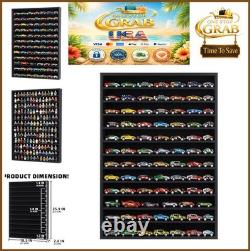 1 64 Scale Display Case Wall Mount Black 12 Shelf Diecast Car Storage Cabinet
