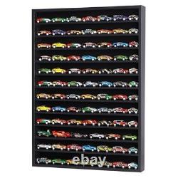 1 64 Scale Display Case Wall Mount Black 12 Shelf Diecast Car Storage Cabinet