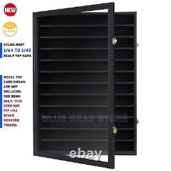 1/64 Scale Toy Cars Diecast Display Case Storage Cabinet Shelf Wall Mount Rack