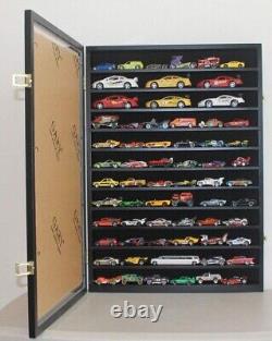 1/64 Scale Toy Cars Diecast Display Case Storage Cabinet Shelf Wall Mount Rack