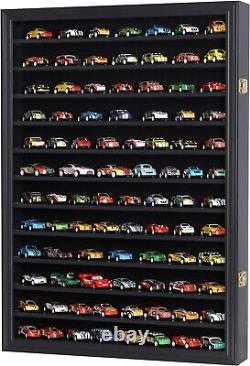 1/64 Scale Toy Cars Diecast Display Case Storage Cabinet Shelf Wall Mount Rack