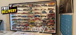 1/64 Scale Toy Cars Hot Die Cast Wheels Matchbox Display Case Storage Cabinet