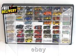 1/64 Scale Toy Cars Hot Die Cast Wheels Matchbox Display Case Storage Cabinet