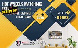 1/64 Scale Toy Cars Hot Die Cast Wheels Matchbox Display Case Storage Cabinet