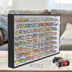 1/64 Scale Toy Cars Hot Die-Cast Wheels Matchbox Display Case Storage Cabinet Sh