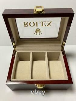 1 Rolex Rolex display case with 3 pieces of storage collection