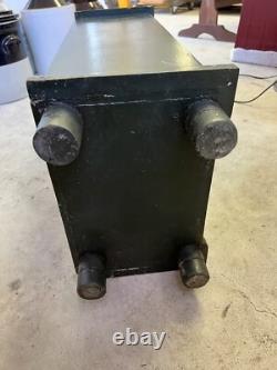 1-vintage East Sussex Golf Society Storage Display Case Cabinet 38x 14.5x 10