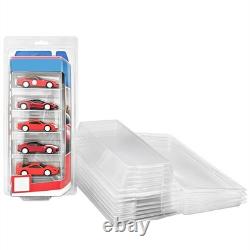 10-50PCS Diecast Blisters for 1/64 5-Pack Model Toy Car Storage Display Case
