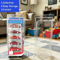 10-50PCS Diecast Blisters for 1/64 5-Pack Model Toy Car Storage Display Case