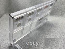 10 Grids Acrylic Display Frame Show Case Storage Box For NGC/PCGS/ICG Holder