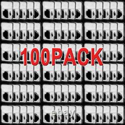 100 USA Coin Slab Display Case Storage 38mm for MORGAN, PEACE, IKE SILVER DOLLAR