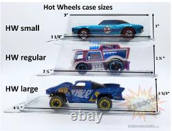 1000 Hot Wheels Plastic Car Cases NEW clamshells storage display 1/64 diecast