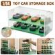 10Pcs/Set Acrylic Display Case 1/64 Scale Toy Car Desktop Storage Box Showcase