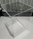 12.5 x 6.5 x 6.5 Clear Acrylic Display Box w BASE Showcase Store Hot Toys 1/6