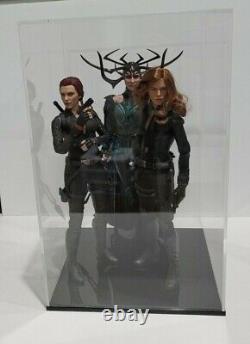 12.5 x 6.5 x 6.5 Clear Acrylic Display Box w BASE Showcase Store Hot Toys 1/6