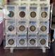 12 Grid Acrylic Display Frame Show Case Storage Box For NGC/PCGS/ICG Coin Holder