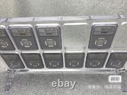 12 Grids Acrylic Display Frame Showcase Storage Box For NGC/PCGS Coin Holder