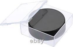 (144) NHL Hockey Puck Square Clear Cube Stackable Display Case Storage Holders