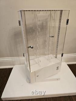 16 Piece Acrylic Knife Display Rotating Case Display Tower