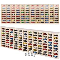 164 Model Car Wooden Display Case, 108 Grids, Storage Display Shelf, for 1/64 S