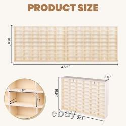164 Model Car Wooden Display Case, 108 Grids, Storage Display Shelf, for 1/64 S