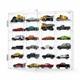 164 Scale Car Display Case Acrylic Showcase Storage Organizer 2 Pack Dustproof
