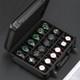 18-Slot Aluminum Watch Case Display Box Storage Organizer Lockable Travel Case