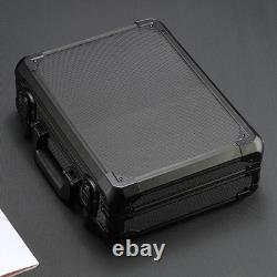 18-Slot Aluminum Watch Case Display Box Storage Organizer Lockable Travel Case