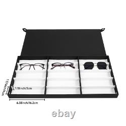 180 Pair Eyeglasses Storage Trolley Optical Frame Bag Box Organizer Display Case