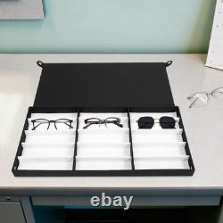 180 Pair Eyeglasses Storage Trolley Optical Frame Bag Box Organizer Display Case
