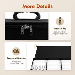 180 Pair Eyeglasses Storage Trolley Optical Frame Bag Box Organizer Display Case