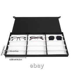 180 Pair Eyeglasses Storage Trolley Optical Frame Bag Box Organizer Display Case