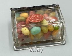 1913 Store Display SHOW CASE Figural Glass CANDY CONTAINER Antique E&A 177