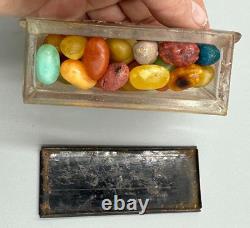 1913 Store Display SHOW CASE Figural Glass CANDY CONTAINER Antique E&A 177