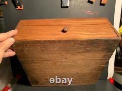 1920 30's Oak Esterbrooks Celebrated Steel Pens Nib Counter Store Display Case