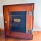 1930 Era Barbershop Antiseptic Sterilizer Storage Cabinet Medical Display Case