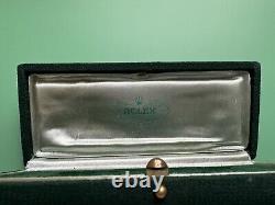 1950s Genuine Vintage Rolex Green Watch Display Box Case